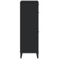 vidaXL Schuhschrank VIKEN Schwarz Massivholz Kiefer vidaXL Schuhschrank VIKEN Schwarz Massivholz Kiefer