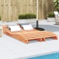 vidaXL Sonnenliegen 2 Stk. Wachsbraun 205x60x31,5 cm Massivholz Kiefer vidaXL Sonnenliegen 2 Stk. Wachsbraun 205x60x31,5 cm Massivholz Kiefer