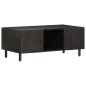 vidaXL Couchtisch Schwarz 100x54x40 cm Massivholz Mango vidaXL Couchtisch Schwarz 100x54x40 cm Massivholz Mango