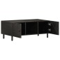 vidaXL Couchtisch Schwarz 100x54x40 cm Massivholz Mango vidaXL Couchtisch Schwarz 100x54x40 cm Massivholz Mango