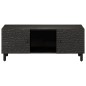 vidaXL Couchtisch Schwarz 100x54x40 cm Massivholz Mango vidaXL Couchtisch Schwarz 100x54x40 cm Massivholz Mango