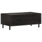 vidaXL Couchtisch Schwarz 100x54x40 cm Massivholz Mango vidaXL Couchtisch Schwarz 100x54x40 cm Massivholz Mango
