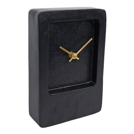 Gifts Amsterdam Tischuhr Liverpool Aluminium Schwarz 14,5x5x21,5 cm