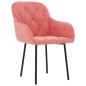 vidaXL Esszimmerstühle 2 Stk. Rosa Samt vidaXL Esszimmerstühle 2 Stk. Rosa Samt