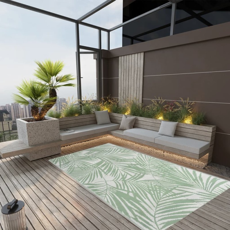 vidaXL Outdoor-Teppich Grün 160x230 cm PP vidaXL Outdoor-Teppich Grün 160x230 cm PP