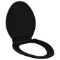 vidaXL Toilettensitz mit Absenkautomatik und Quick-Release Schwarz vidaXL Toilettensitz mit Absenkautomatik und Quick-Release Schwarz