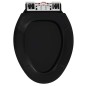 vidaXL Toilettensitz mit Absenkautomatik und Quick-Release Schwarz vidaXL Toilettensitz mit Absenkautomatik und Quick-Release Schwarz