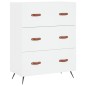 Highboard Weiß 69,5x34x180 cm Holzwerkstoff Highboard Weiß 69,5x34x180 cm Holzwerkstoff