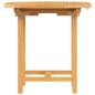 vidaXL Gartentisch Ausziehbar 110-160x80x75 cm Massivholz Teak vidaXL Gartentisch Ausziehbar 110-160x80x75 cm Massivholz Teak