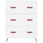 Highboard Weiß 69,5x34x180 cm Holzwerkstoff Highboard Weiß 69,5x34x180 cm Holzwerkstoff