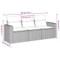 vidaXL 3-tlg. Garten-Sofagarnitur mit Kissen Schwarz Poly Rattan vidaXL 3-tlg. Garten-Sofagarnitur mit Kissen Schwarz Poly Rattan