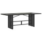 vidaXL 9-tlg. Garten-Essgruppe mit Kissen Schwarz Poly Rattan vidaXL 9-tlg. Garten-Essgruppe mit Kissen Schwarz Poly Rattan