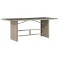 vidaXL 9-tlg. Garten-Essgruppe mit Kissen Hellgrau Poly Rattan vidaXL 9-tlg. Garten-Essgruppe mit Kissen Hellgrau Poly Rattan