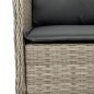 vidaXL 7-tlg. Garten-Essgruppe mit Kissen Hellgrau Poly Rattan vidaXL 7-tlg. Garten-Essgruppe mit Kissen Hellgrau Poly Rattan