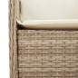 vidaXL 7-tlg. Garten-Essgruppe mit Kissen Beige Poly Rattan vidaXL 7-tlg. Garten-Essgruppe mit Kissen Beige Poly Rattan