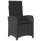 vidaXL 9-tlg. Garten-Essgruppe mit Kissen Schwarz Poly Rattan vidaXL 9-tlg. Garten-Essgruppe mit Kissen Schwarz Poly Rattan