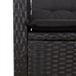 vidaXL 9-tlg. Garten-Essgruppe mit Kissen Schwarz Poly Rattan vidaXL 9-tlg. Garten-Essgruppe mit Kissen Schwarz Poly Rattan