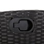 vidaXL 9-tlg. Garten-Essgruppe mit Kissen Schwarz Poly Rattan vidaXL 9-tlg. Garten-Essgruppe mit Kissen Schwarz Poly Rattan