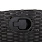 vidaXL 9-tlg. Garten-Essgruppe mit Kissen Schwarz Poly Rattan vidaXL 9-tlg. Garten-Essgruppe mit Kissen Schwarz Poly Rattan
