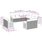 vidaXL 11-tlg. Garten-Sofagarnitur mit Kissen Schwarz Poly Rattan vidaXL 11-tlg. Garten-Sofagarnitur mit Kissen Schwarz Poly Rattan