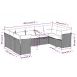 vidaXL 9-tlg. Garten-Sofagarnitur mit Kissen Schwarz Poly Rattan vidaXL 9-tlg. Garten-Sofagarnitur mit Kissen Schwarz Poly Rattan