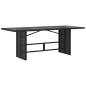 vidaXL 7-tlg. Garten-Essgruppe mit Kissen Schwarz Poly Rattan vidaXL 7-tlg. Garten-Essgruppe mit Kissen Schwarz Poly Rattan