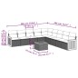 vidaXL 10-tlg. Garten-Sofagarnitur mit Kissen Schwarz Poly Rattan vidaXL 10-tlg. Garten-Sofagarnitur mit Kissen Schwarz Poly Rattan