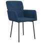 vidaXL Esszimmerstühle 2 Stk. Blau Samt vidaXL Esszimmerstühle 2 Stk. Blau Samt