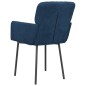 vidaXL Esszimmerstühle 2 Stk. Blau Samt vidaXL Esszimmerstühle 2 Stk. Blau Samt