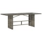 vidaXL 9-tlg. Garten-Essgruppe mit Kissen Grau Poly Rattan vidaXL 9-tlg. Garten-Essgruppe mit Kissen Grau Poly Rattan