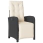 vidaXL 7-tlg. Garten-Essgruppe mit Kissen Schwarz Poly Rattan vidaXL 7-tlg. Garten-Essgruppe mit Kissen Schwarz Poly Rattan