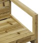 vidaXL 3-tlg. Garten-Lounge-Set Kiefernholz Imprägniert vidaXL 3-tlg. Garten-Lounge-Set Kiefernholz Imprägniert