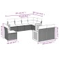 vidaXL 8-tlg. Garten-Sofagarnitur mit Kissen Schwarz Poly Rattan vidaXL 8-tlg. Garten-Sofagarnitur mit Kissen Schwarz Poly Rattan