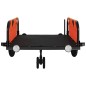 vidaXL Fahrradanhänger Orange Oxford-Gewebe und Eisen vidaXL Fahrradanhänger Orange Oxford-Gewebe und Eisen