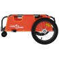 vidaXL Fahrradanhänger Orange Oxford-Gewebe und Eisen vidaXL Fahrradanhänger Orange Oxford-Gewebe und Eisen