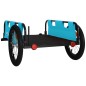 vidaXL Fahrradanhänger Blau Oxford-Gewebe und Eisen vidaXL Fahrradanhänger Blau Oxford-Gewebe und Eisen