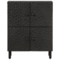 vidaXL Beistellschrank Schwarz 60x33x75 cm Massivholz Mango vidaXL Beistellschrank Schwarz 60x33x75 cm Massivholz Mango