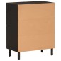 vidaXL Beistellschrank Schwarz 60x33x75 cm Massivholz Mango vidaXL Beistellschrank Schwarz 60x33x75 cm Massivholz Mango