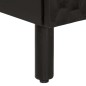 vidaXL Beistellschrank Schwarz 60x33x75 cm Massivholz Mango vidaXL Beistellschrank Schwarz 60x33x75 cm Massivholz Mango