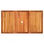 vidaXL Gartentisch Beige 140x80x75 cm Poly Rattan Akazienholz vidaXL Gartentisch Beige 140x80x75 cm Poly Rattan Akazienholz
