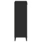 vidaXL Schuhschrank VIKEN Schwarz Holzwerkstoff vidaXL Schuhschrank VIKEN Schwarz Holzwerkstoff