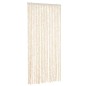 vidaXL Fliegenvorhang Beige und Weiß 100x230 cm Chenille vidaXL Fliegenvorhang Beige und Weiß 100x230 cm Chenille