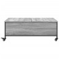 vidaXL Couchtisch mit Rollen Grau Sonoma 91x55x34 cm Holzwerkstoff vidaXL Couchtisch mit Rollen Grau Sonoma 91x55x34 cm Holzwerkstoff