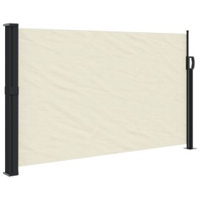 vidaXL Seitenmarkise Ausziehbar Creme 120x300 cm