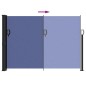 vidaXL Seitenmarkise Ausziehbar Blau 140x300 cm vidaXL Seitenmarkise Ausziehbar Blau 140x300 cm