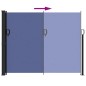 vidaXL Seitenmarkise Ausziehbar Blau 160x300 cm vidaXL Seitenmarkise Ausziehbar Blau 160x300 cm