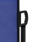 vidaXL Seitenmarkise Ausziehbar Blau 160x300 cm vidaXL Seitenmarkise Ausziehbar Blau 160x300 cm