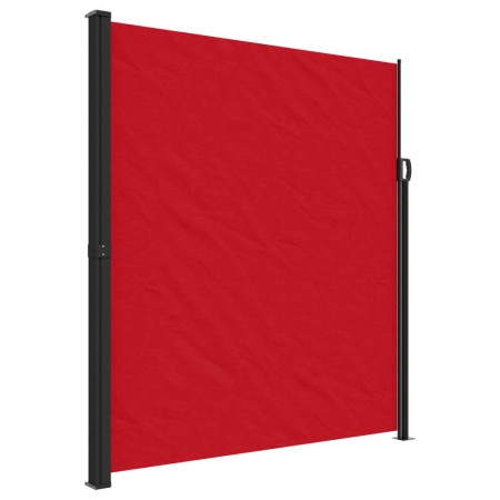 vidaXL Seitenmarkise Ausziehbar Rot 220x300 cm