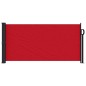 vidaXL Seitenmarkise Ausziehbar Rot 100x500 cm vidaXL Seitenmarkise Ausziehbar Rot 100x500 cm