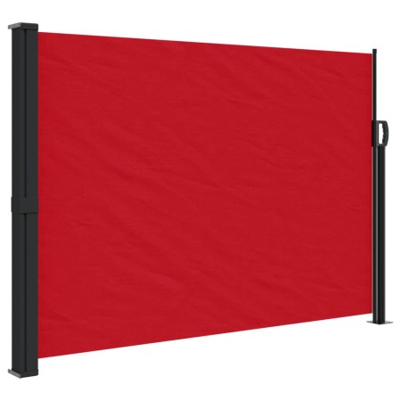 vidaXL Seitenmarkise Ausziehbar Rot 140x500 cm